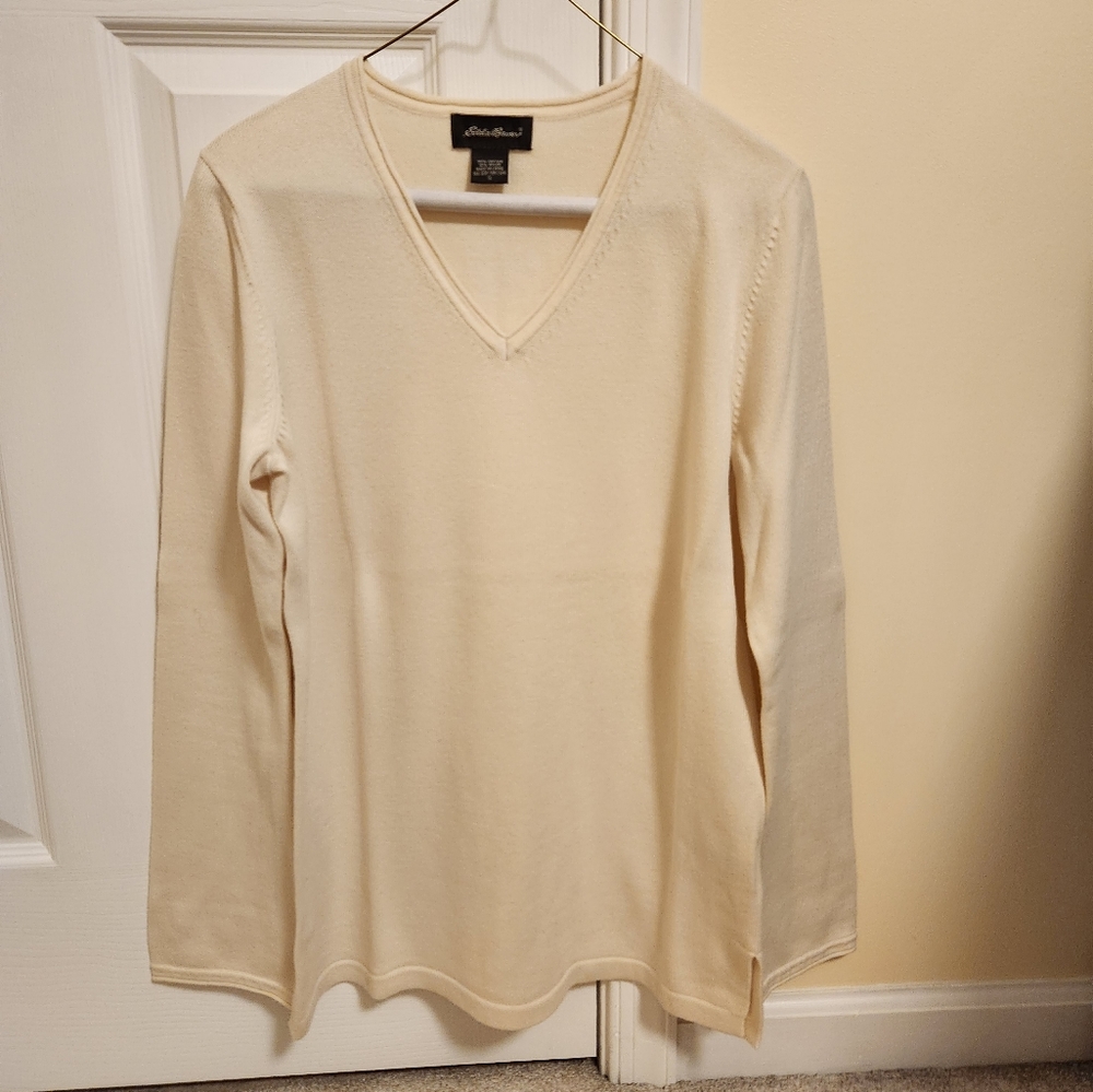 Eddie Bauer ladies' cotton tunic sweater - Small